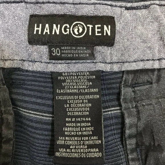 HANG TEN Mens Plaid Shorts Size 30 - Picture 4 of 4